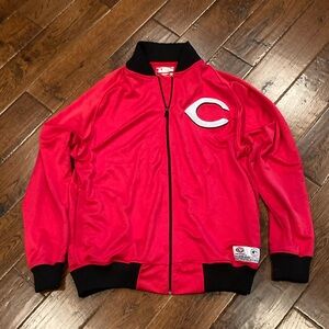Men’s Cincinnati Reds Zipper Front Jacket Size Large USED